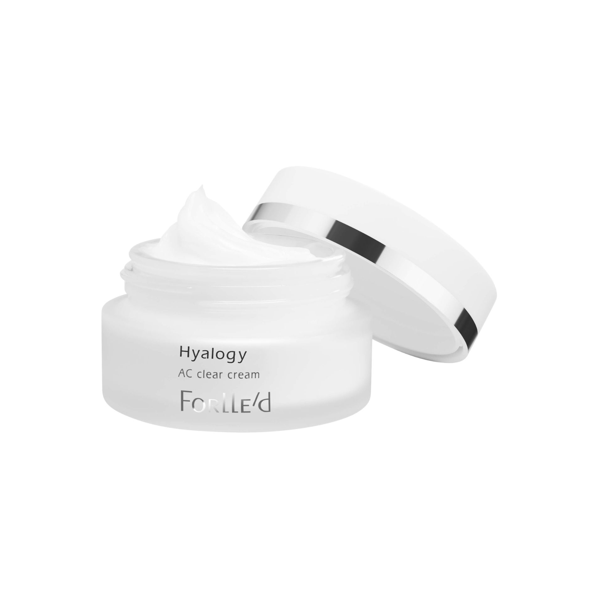 AC Clear cream open jar